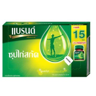 แบรนด์ ซุปไก่สกัดสูตรต้นตำรับ 42ml x 15 ขวด