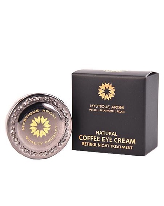 Mystique Arom Natural Coffee Eye Cream Retinol Night Treatment (10ml)