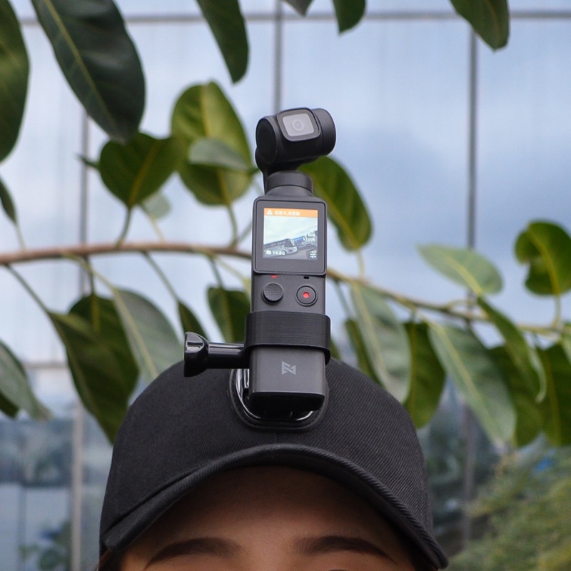 Puluz หมวกเบสบอล พร้อมตะขอตัว J และสกรู สําหรับกล้องแอคชั่น Gopro
