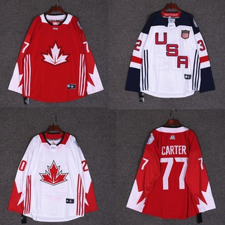 เสื้อกีฬาเบสบอลแขนยาว แบบสวมหัว ปักลาย Nhl Hockey Jersey Ice Hockey ทรงหลวม สไตล์ญี่ปุ่น แนวสตรีท สําหรับคู่รัก