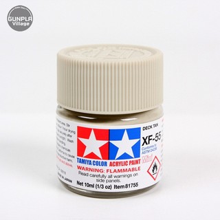 Tamiya 81755 Acrylic Mini XF-55 Deck Tan 45035814 (สี)