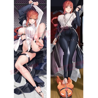 ปลอกหมอน แบบนิ่ม ลายอนิเมะญี่ปุ่น Makima Dakimakura ขนาด 50x150 ซม. สําหรับโซฟา เตียง DK2655