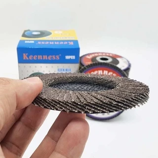 Keenness กระดาษทรายซ้อน ผ้าทรายเรียงซ้อน หลังแข็ง 4 นิ้ว ( 1กล่อง มี 10 ใบ ) เบอร์ 40, 60, 80, 100, 120, 150, 180