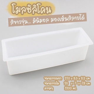 โมลสบู่ โมลสบู่ซิลิโคน แม่พิมพ์สบู่ สีขาว