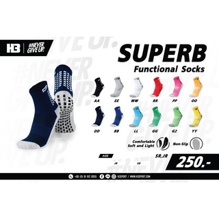 H3 ถุงเท้า รุ่น Super b Functional Socks