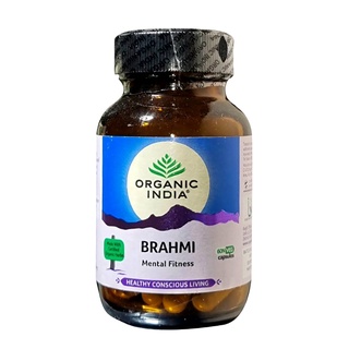 Natural Efe | Organic India Brahmi - Mental Fitness | พรมมิ 60 Capsules