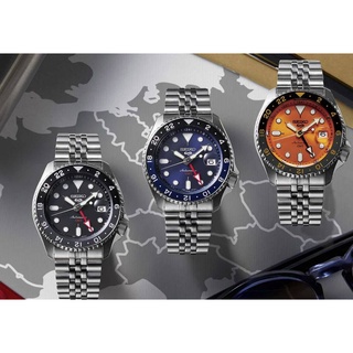 The New Seiko GMT 5 Sports Style GMT – SSK001K1, SSK003K1 &amp; SSK005K1 ประกันศูนย์ไทย 3 ปี