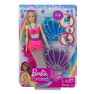 Barbie™ Dreamtopia Slime Mermaid Doll ตุ๊กตา บาร์บี้ นางเงือก และ สลาม GKT75