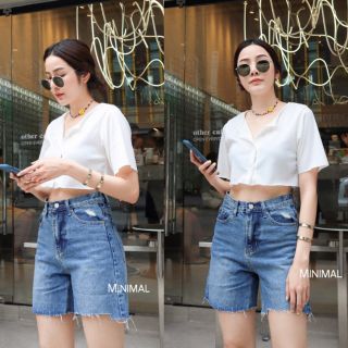 Minimal#มีS-XL#1357#ยีนส์ขา3ส่วน