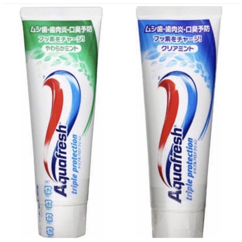 ยาสีฟัน Aquafresh Triple Protection สูตรปกป้อง