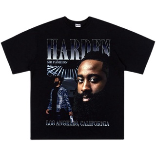 เสื้อยืดโอเวอร์ไซส์[Yootaaa] Nba JamesHarden เสื้อยืดลําลอง ผ้าฝ้าย แขนสั้น ทรงหลวม สไตล์ฮิปฮอป 2022S-3XL