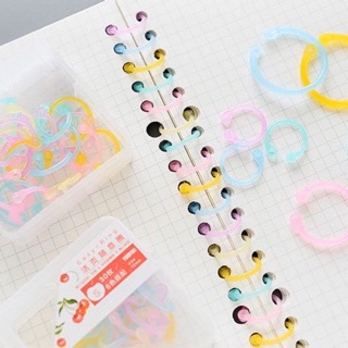 Easy ring ห่วงพลาสติกอเนกประสงค์ ห่วงเก็บกระดาษ ห่วงใส่กุญแจ