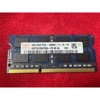 DELL Memory Cert. SO-DIMM Hynix 4GB 2Rx8 PC3L 12800S 11-12-F3 HMT351S6EFR8A-PB Week 1301