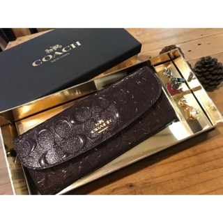 กระเป๋าสตางค์ COACH F23397 BOXED SOFT ของแท้