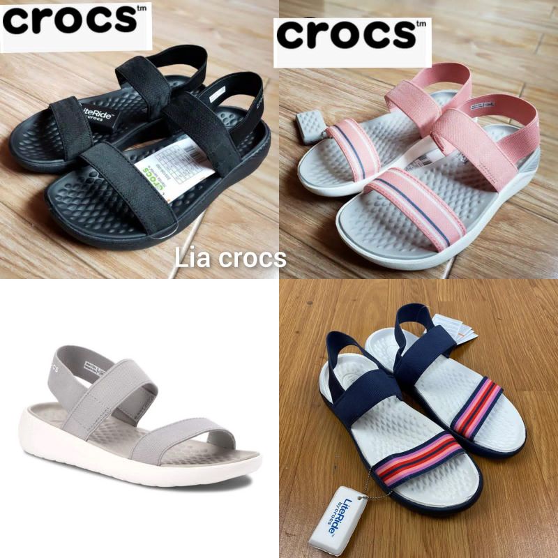 รองเท้าแตะ crocs literide ผู้หญิง / รองเท้าแตะ crocs สําหรับผู้หญิง / รองเท้าแตะสําหรับผู้หญิง