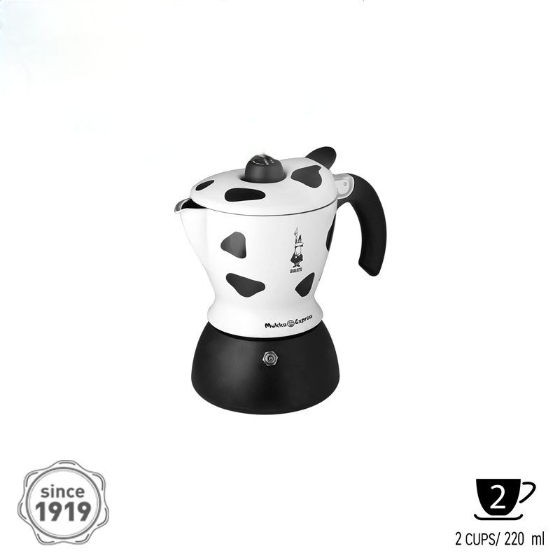 #พร้อมส่ง  #หม้อต้มกาแฟ BIALETTI รุ่น "Mukka Express" (ลายวัว)