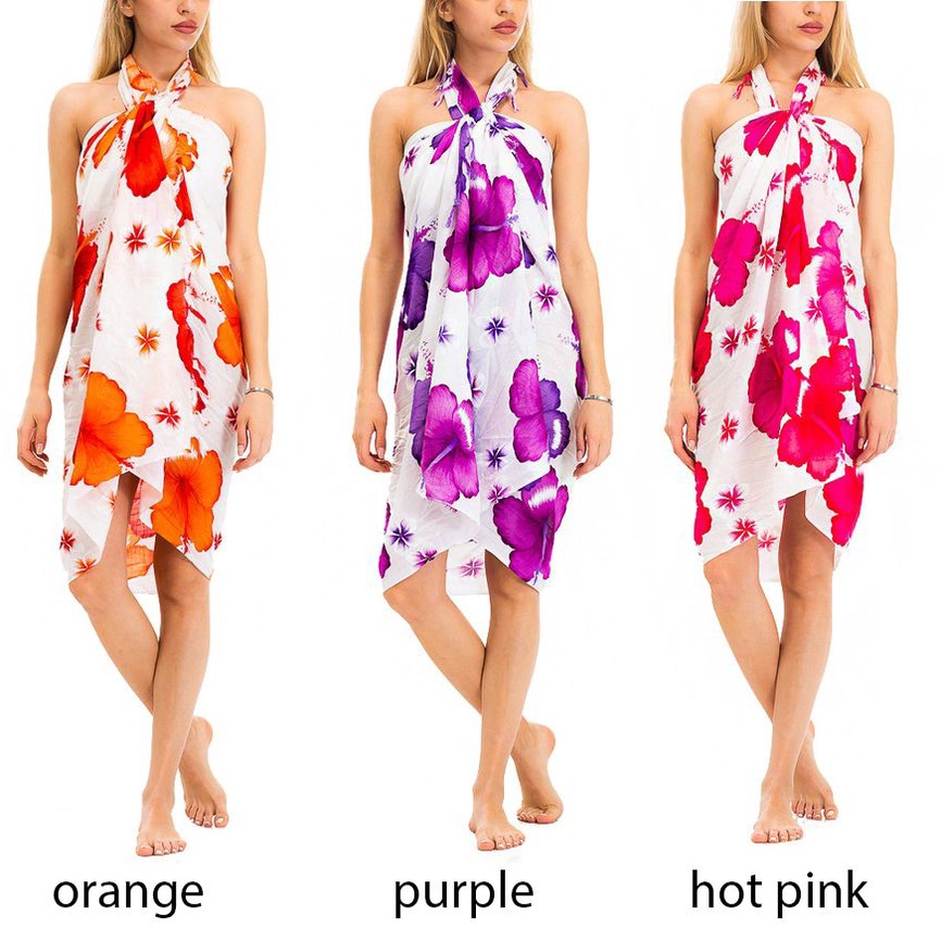 #sarongผ้าคลุมชุดว่ายน้ำไปเที่ยวทะเลชายหาดผืนใหญขนาด1.10*1.60ซม.พร้อมส่งทันทีเก็บปลายทางได้คะ - รูปที่ 5