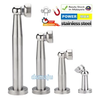 สแตนเลสกันชนแม่เหล็ก ยาวผู้ถือประตู Bump Tahan Pintu แม่เหล็กประตู