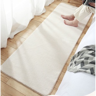 Omocha - (60x160 cm) Fluffy bedside mat พรมข้างเตียง พรมยาว พรมขนนุ่ม