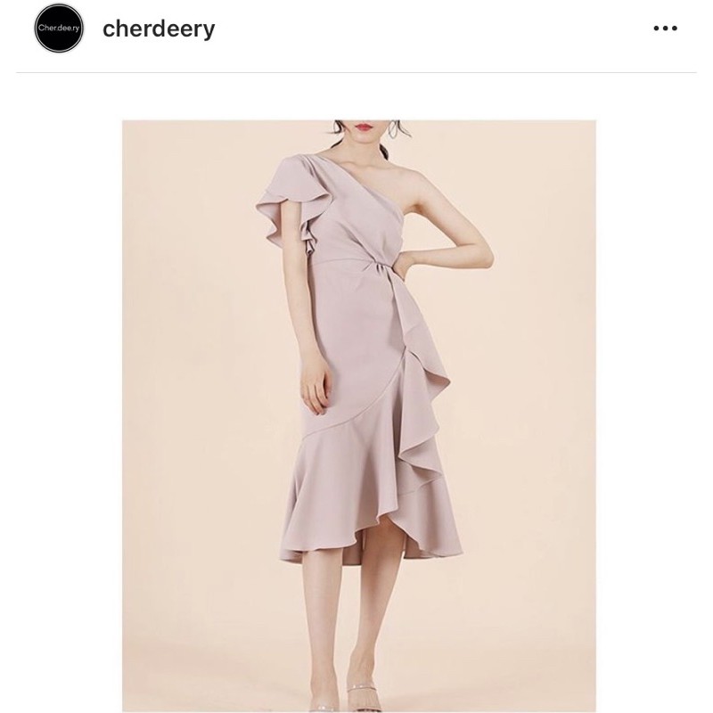 ส่งต่อชุดจาก cherdeery ไซรส์S สี Lavender ราคาน่ารัก 500 บาท ส่งฟรีค่ะ (เคยใส่ไปงานแต่ง 1 ครั้งเท่าน