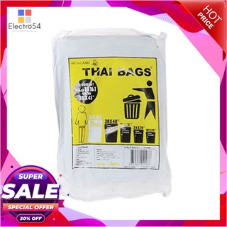 ✨ขายดี✨ THAI BAG ถุงขยะ 1 กก. ขนาด 36 x 45 นิ้ว สีดำ