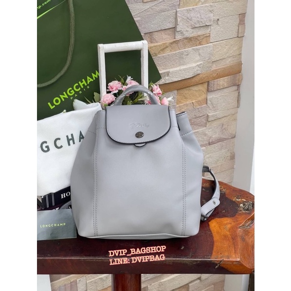 Longchamp Le Pliage Cuir Xs Leather Backpack แท้💯%