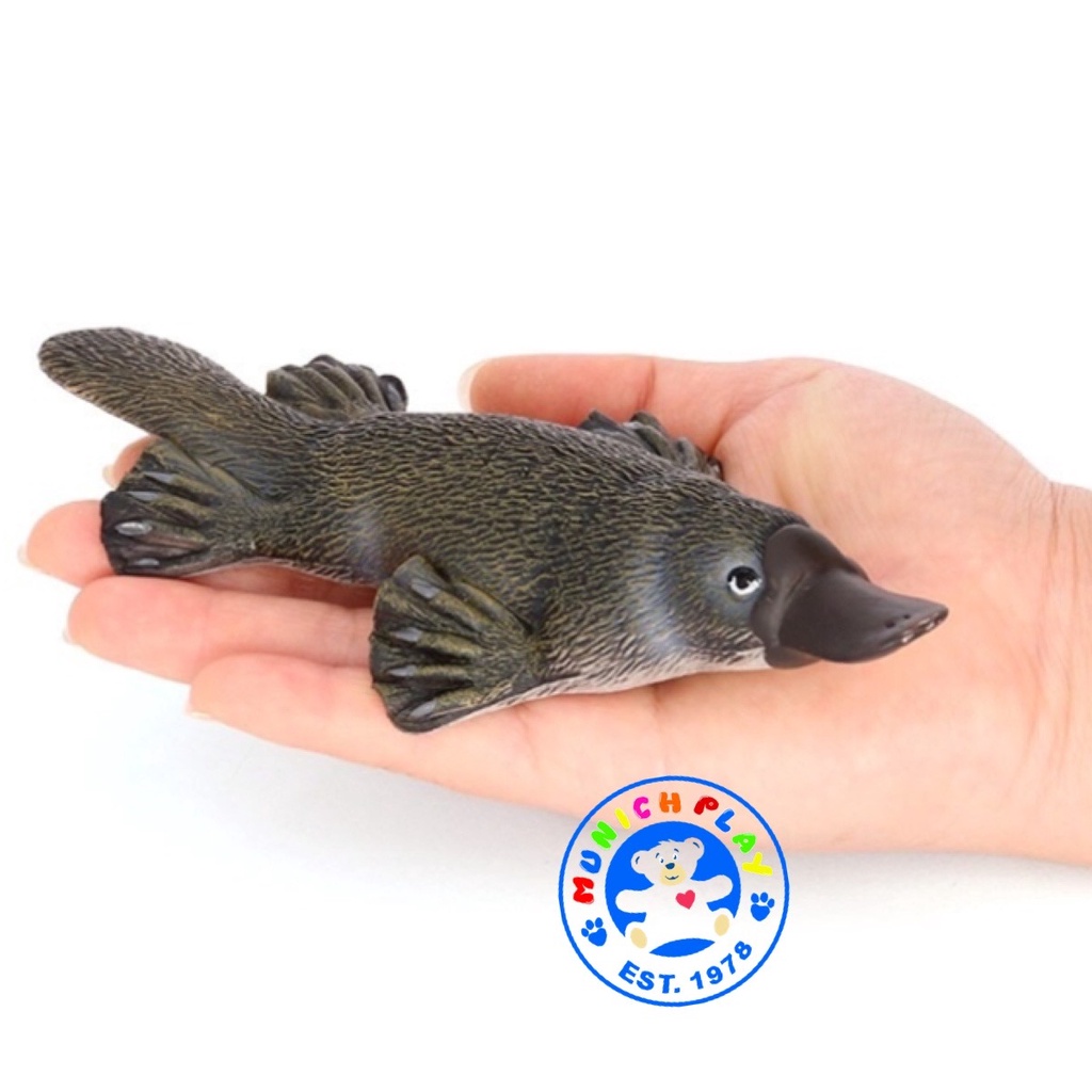 Munich Play - โมเดลสัตว์ Platypus ตุ่น ปากเป็ด เขียว ขนาด 17.50 CM (จากหาดใหญ่)
