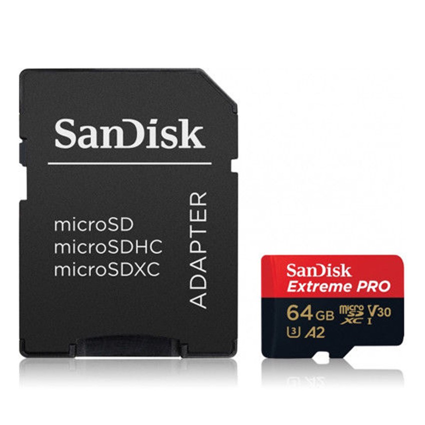 SanDisk Extreme PRO Micro SD Card U3 64GB อ่าน 170 MB/S.
