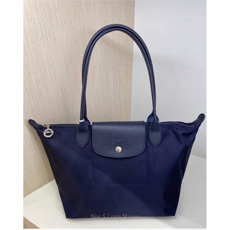 Pre order * Longchamp Neo สี Marine ไซส์ S(M) หูยาว - shop เรียก M Long