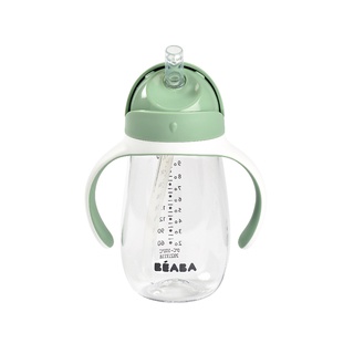 BEABA กระติกน้ำหัดดื่ม  Straw Cup Tritan 300ml - Frosty Green