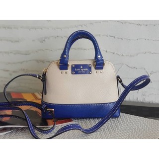 (ผ่อน0%) กระเป๋าสะพายข้าง ทรงโดมมินิ Kate Spade MINI RACHELLE WELLESLEY CROSSBODY WKRU3711