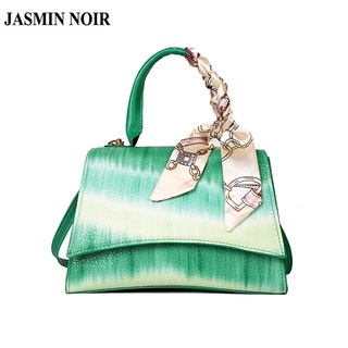 Jasmin NOIR กระเป๋าถือ กระเป๋าสะพายไหล่ หนัง PU แฟชั่นสําหรับสตรี