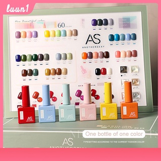 สีเจล ยาทาเล็บสีเจล สีทาเล็บเจล NEW AS ( รหัส 31-60 ) ขวดใหม่ น่ารัก สไตล์เกาหลี เฉด 15ml ยาทาเล็บเจล AS พร้อมส่ง!