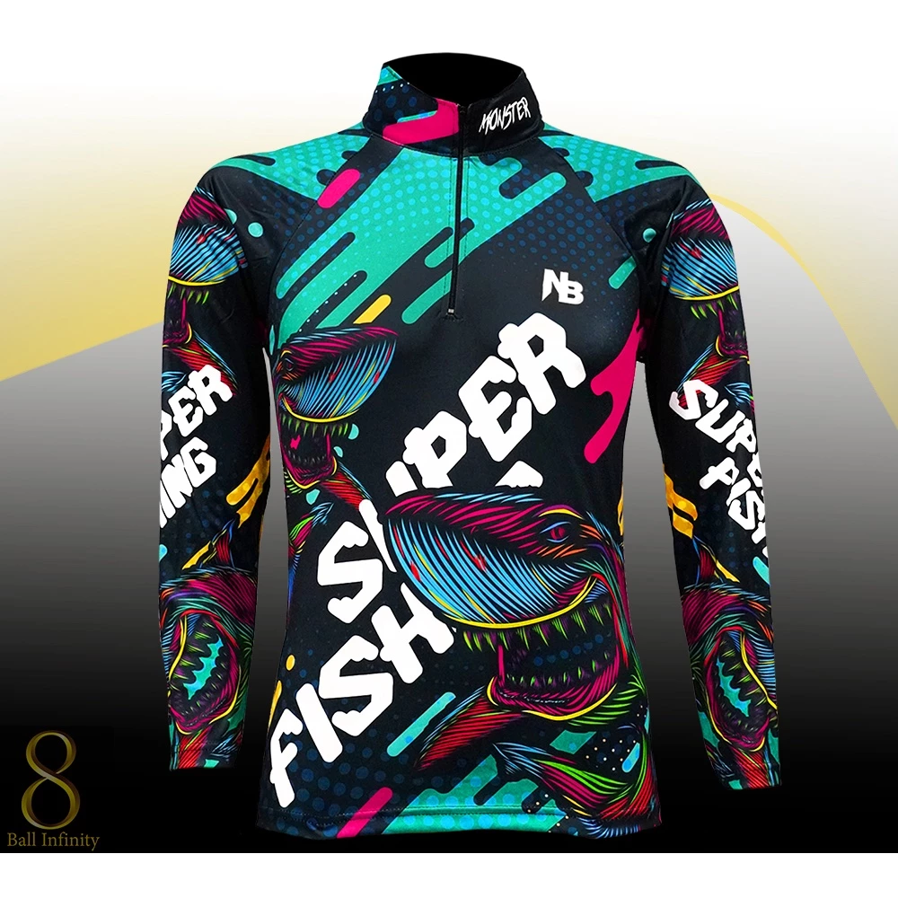 Set 19 ''มี 5แบบ"เสื้อตกปลา,ปั่นจักรยาน กันแสงUV ผ้านิ่ม เบาใส่สบาย ระบายอากาศดี(สินค้าพร้อมจัดส่ง)