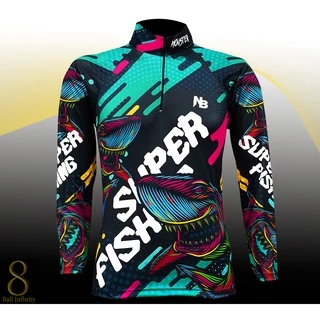 Set 19 ''มี 5แบบ"เสื้อตกปลา,ปั่นจักรยาน กันแสงUV ผ้านิ่ม เบาใส่สบาย ระบายอากาศดี(สินค้าพร้อมจัดส่ง)