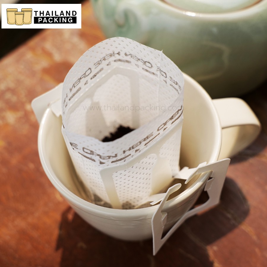 ซองกาแฟดริป ซองดริป (50 ใบ/แพค) - Thailandpacking