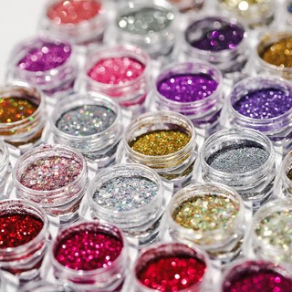 ✨ เซ็ตกากเพชรตกแต่งเล็บ กากเพชรตกแต่งเล็บ กากเพชรทาตัว กากเพชร Nail glitter