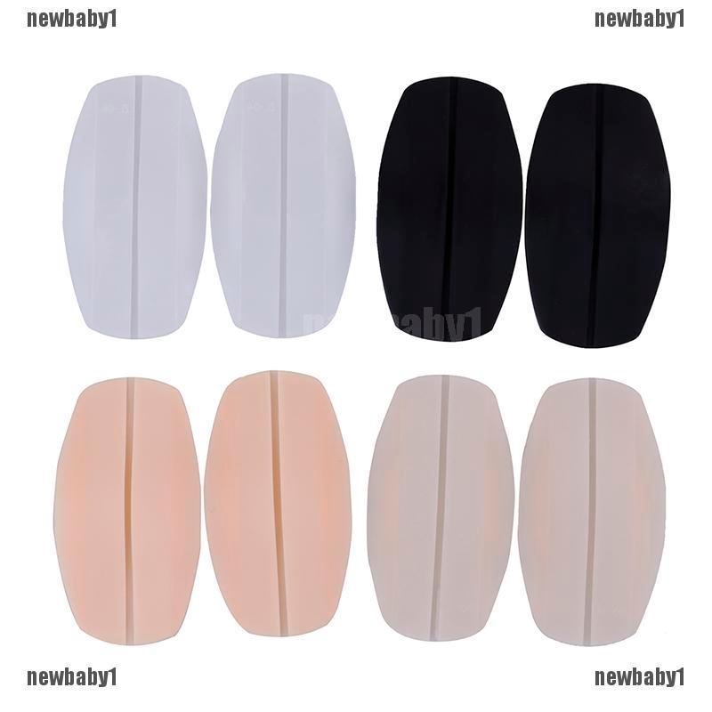 2X Soft silicone bra strap cushions holder nonslip shoulder pads
