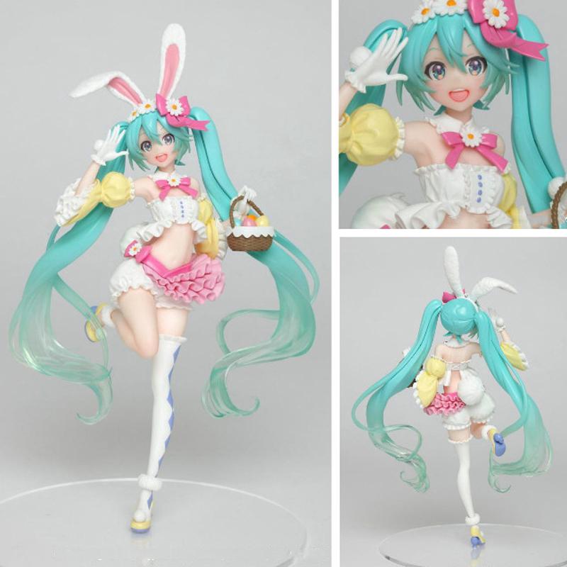 ฮัตสึเนะ มิกุ โมเดล นิเมชั่น  ฟิกเกอร์ Hatsune Miku ของเล่นสำหรับเด็ก 18cm