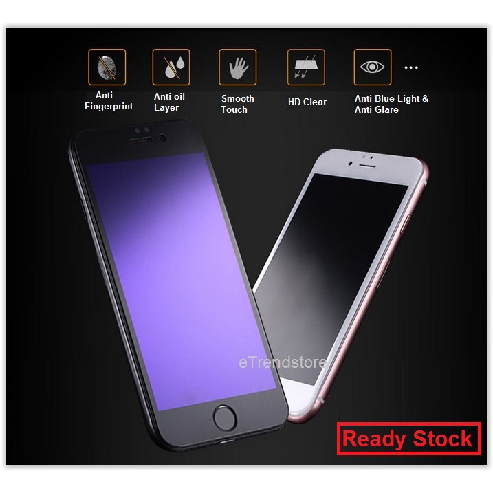 Oppo A74 A76 A91 A92 A93 A95 A96 A77 A78 A98 A57 R9S F1S F5 F7 F9 F11 Full Cover Matte Anti Blue Ray