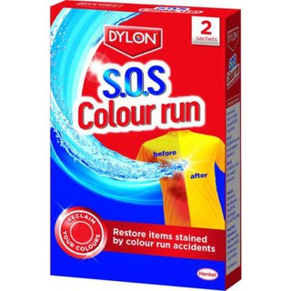 ผลิตภัณฑ์ขจัดคราบสีตก 😄ราคาพิเศษสุดๆ ล้างสต๊อก 😃สำหรับผ้าสี-ผ้าขาว (ซักเครื่อง-ซักมือ) Dylon Colour Run Remover ขจัดสี
