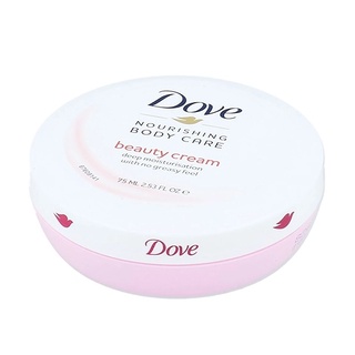 Dove Nourishing Body Care Beauty Cream 75ml ผลิตภัณฑ์บำรุงผิวกายเพื่อผิวเนียนนุ่มตึงกระชับกระจ่างใสจากต่างประเทศ