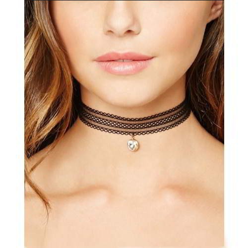 สร้อยคอโชคเกอร์เกาหลีอินเทรนด์ RC6DDB