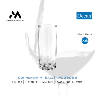 Ocean แก้วน้ำ Connexion Hi Ball ขนาด350ml. แพ็ค 6 ใบ