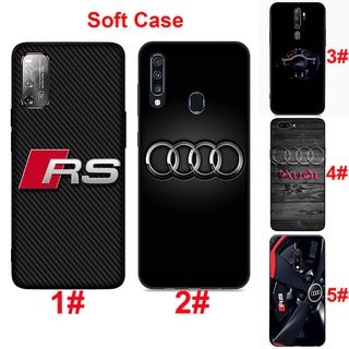 OPPO A12 A12S A12E A15 A15S A31 A32 A52 A53 2020 A72 Soft Cover Audi Famous car logo Phone Case