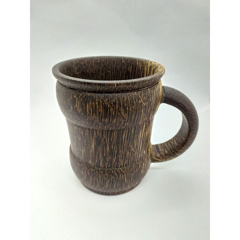 SALE!!! แก้วมัคไม้ตาล ขนาด 4" | Palmyra Palm Wooden Mug, size 4”