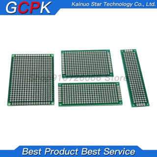 บอร์ดวงจรถ้ํา pcb ทองแดง สองด้าน 5x7 4x6 3x7 2x8 ซม. 5*7 4*6 3*7 2*8 4 ชิ้น