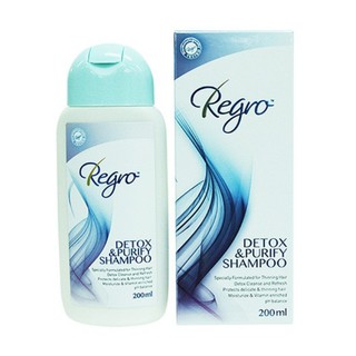 Regro Detox &amp; Purify Shampoo 200 ml 1 ขวด 17784