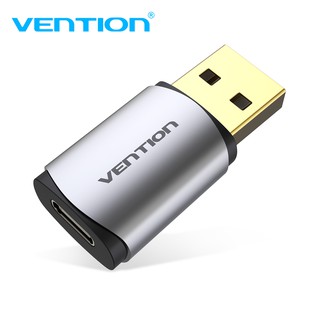 Vention อะแดปเตอร์ การ์ดเสียง สำหรับหูฟัง USB เป็น Type C CDMH0