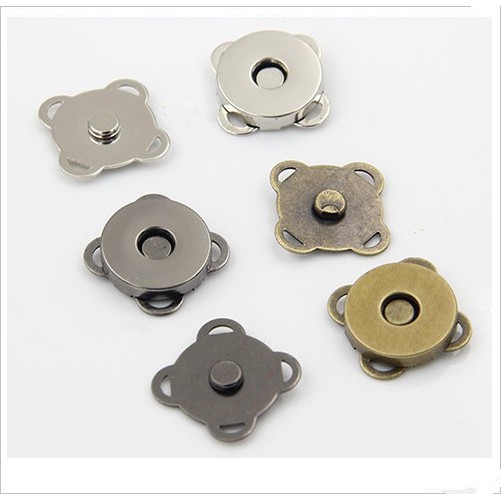 10 ชิ้น/5 คู่แม่เหล็ก Clasp กระเป๋า Snaps ปิดจักรเย็บผ้าปุ่มกระเป๋ากด Studs